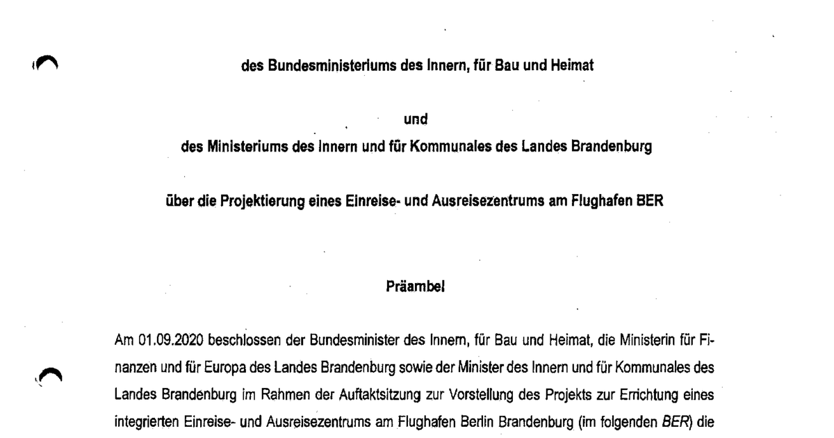 Grundsatzverst Ndigung Des Bundesministeriums Des Innern F R Bau Und