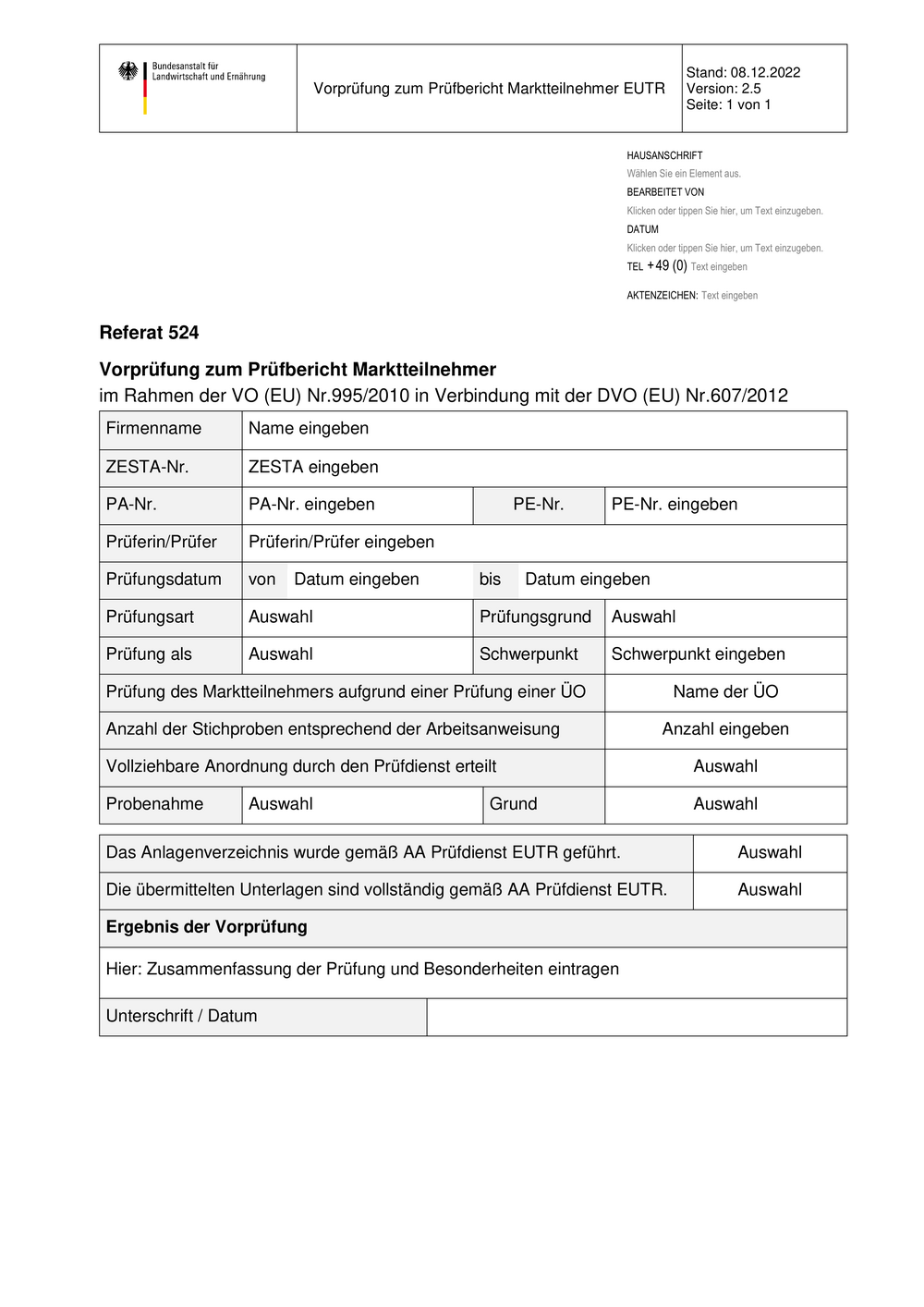 Anlage Formular Vorprfung Prfbericht Mt Fragdenstaat