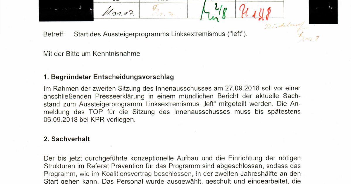 Leitungsvorlage Pdf FragDenStaat