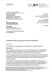 Seite 1 – Referat IV 35_Erlass_Runderlass Anmeldung ukrainische Flüchtlinge