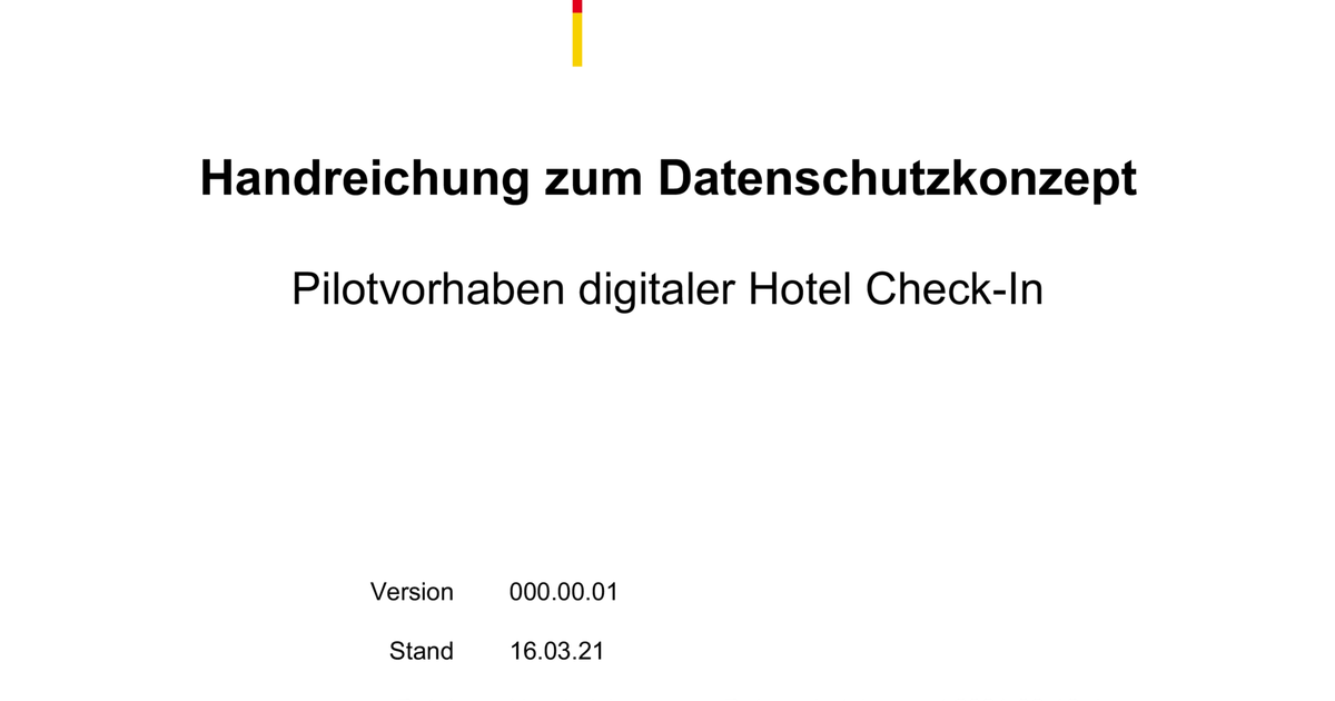 Handreichung Zum Datenschutzkonzept 2021-03-19 - FragDenStaat