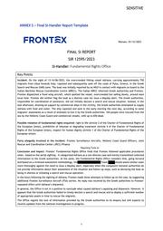 Pylos Frontex Incident Report