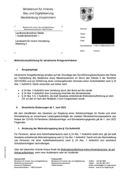 Seite 3 – 20220623 Erlass und Allgemeinverfu╠êgung zur Wohnsitzverpflichtung fu╠êr ukrainische Kriegsvertriebene