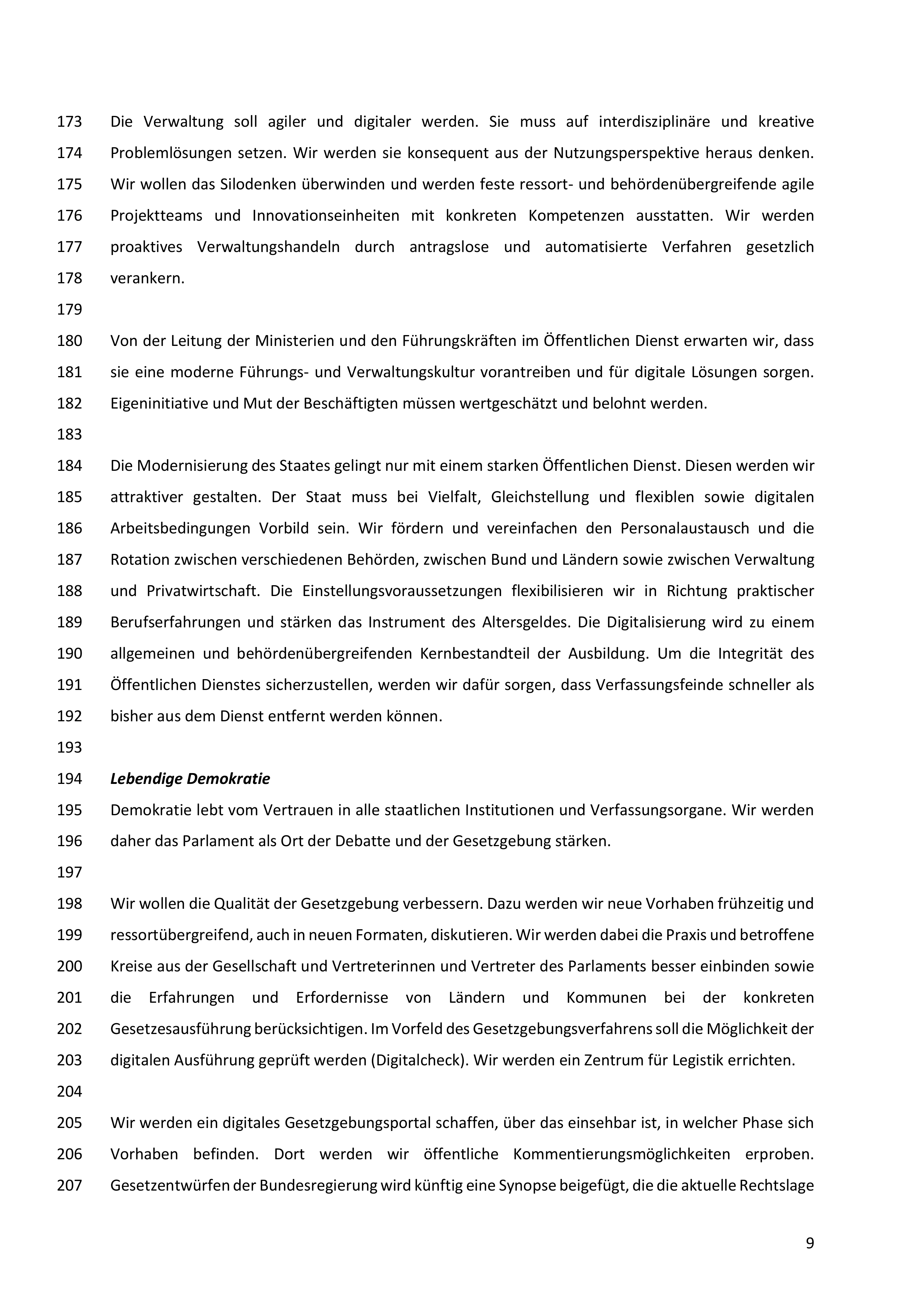 Koalitionsvertrag 2021-2025 - FragDenStaat