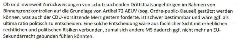 „Mit erheblichen rechtlichen und politischen Risiken verbunden“