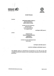 Dortmund Host City Vertrag