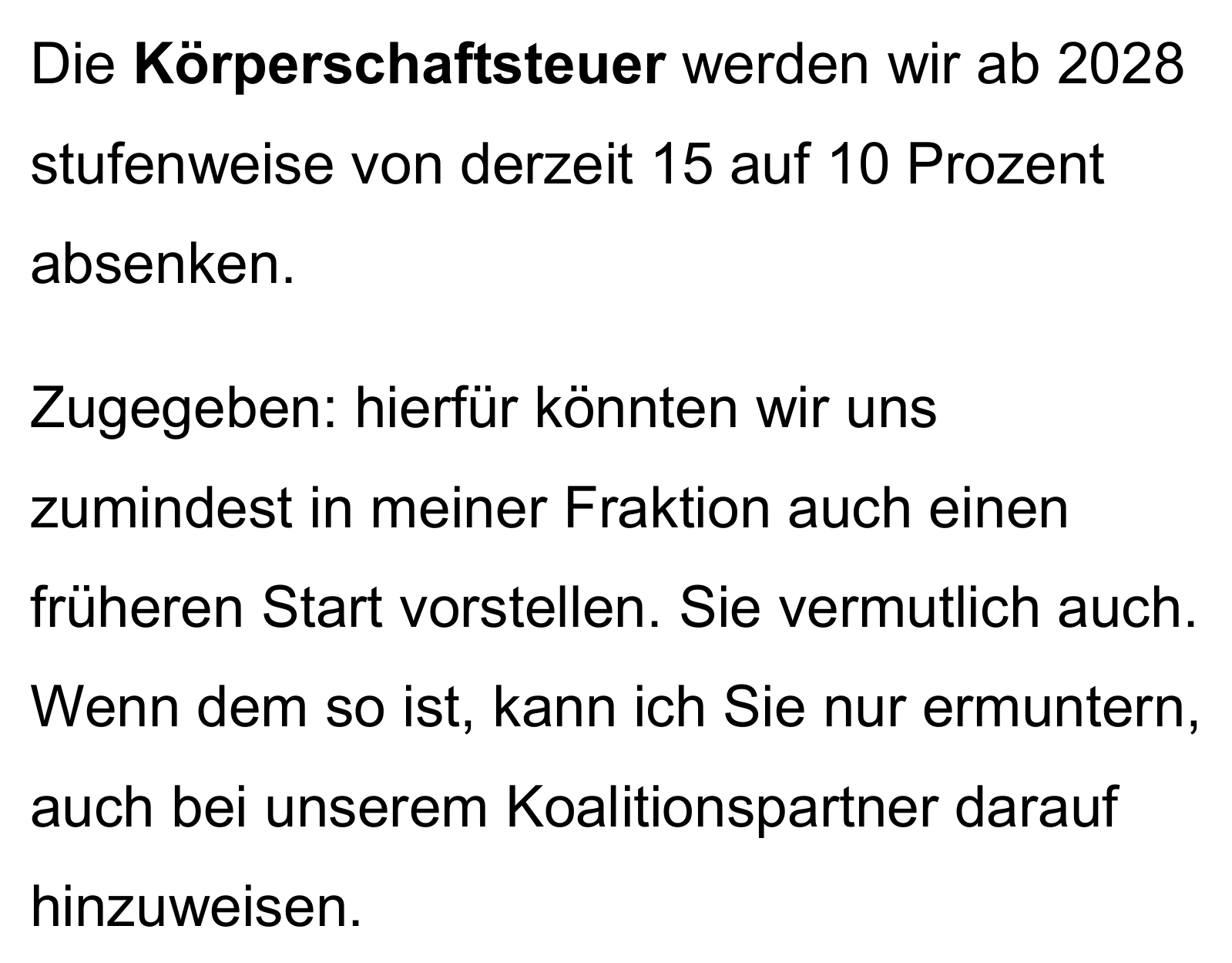 Druck auf die SPD