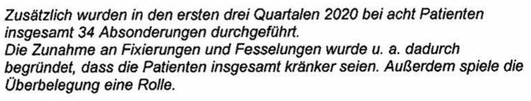 Viele Patienten, viele Fixierungen
