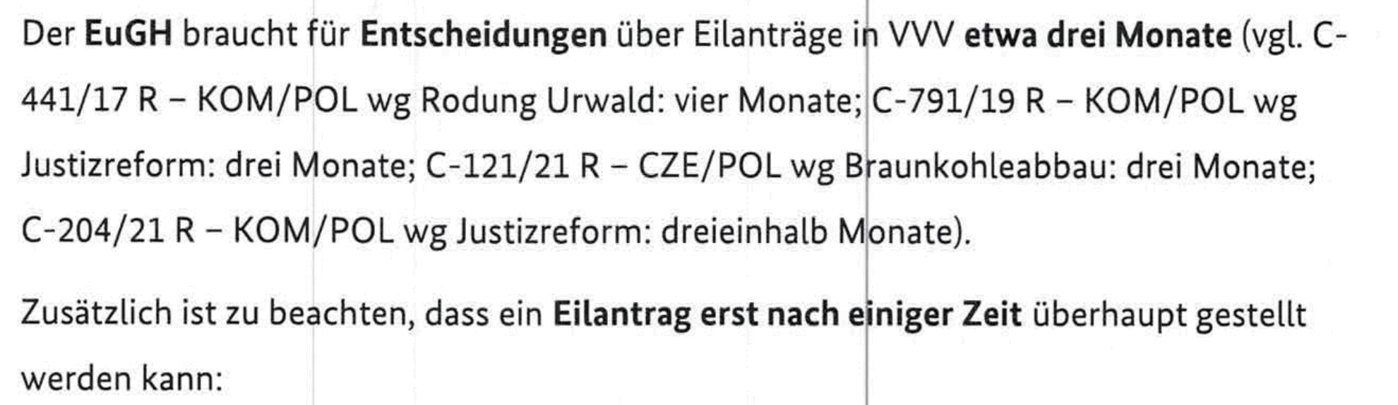 „Erst nach einiger Zeit“