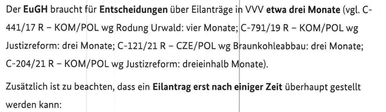 „Erst nach einiger Zeit“
