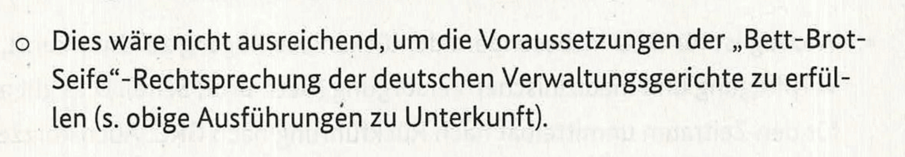 Bewertung des Bundesministeriums des Innenraums