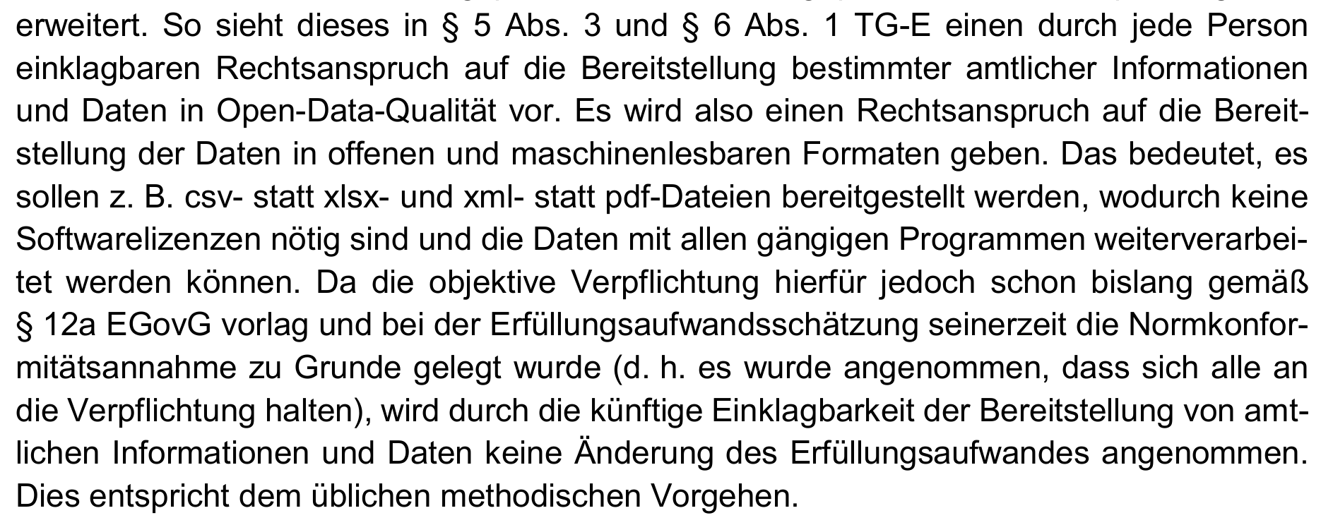 Geringer Kostenaufwand dank E-Government-Gesetz