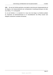 Seite 27 – Umsetzung der „Richtlinie der Bundesregierung zur  Korruptionsprävention in der Bundesverwaltung“