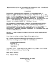 Seite 1 – Burkina Faso - Anerkennungslage bis 3_15 - Anlage 5