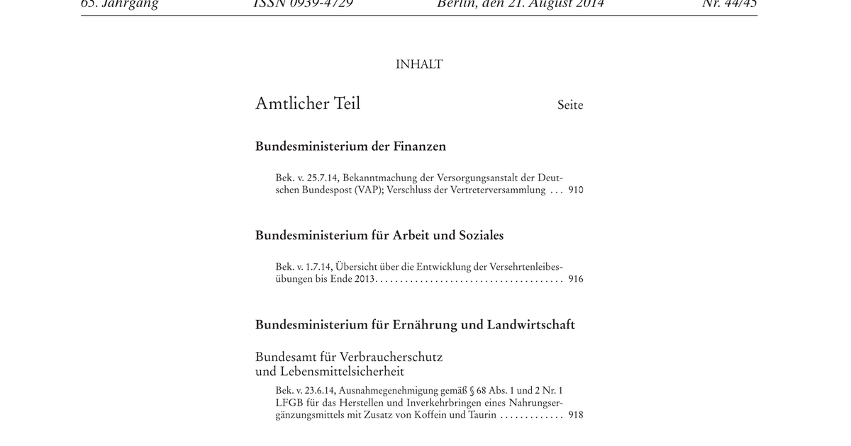 GMBl Nr. 44-45 2014 - FragDenStaat