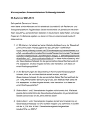 Innenministerium SH Mailverkehr