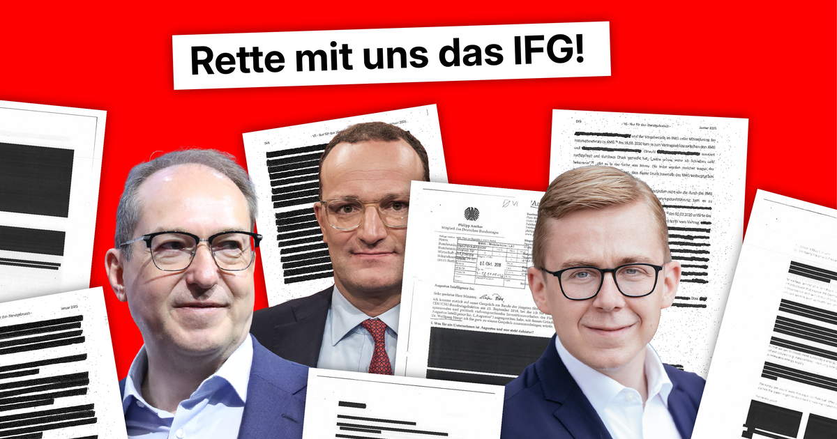 Rette mit uns das IFG!