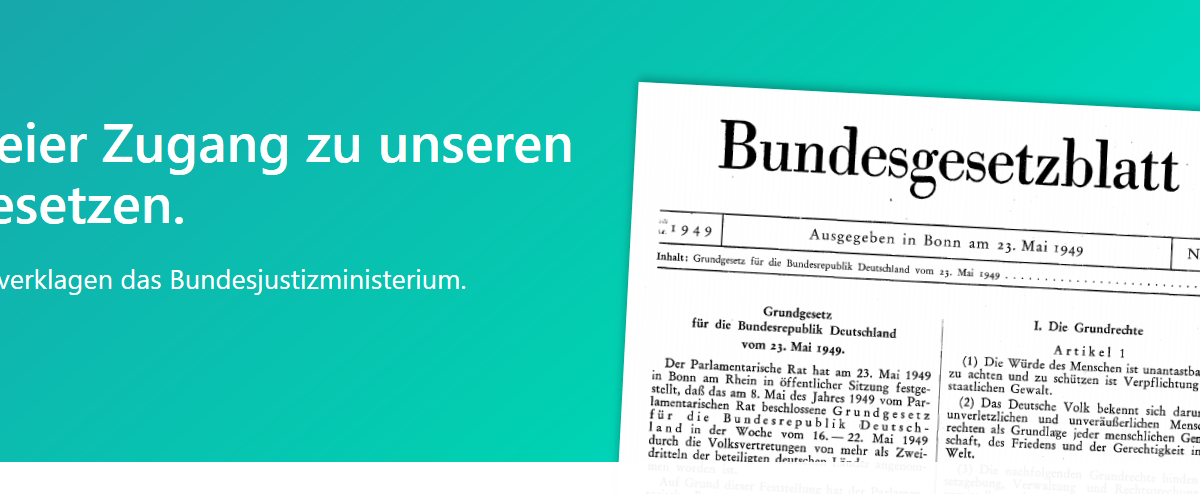 Urheberrechte Für Gesetze: Wir Verklagen Bundesjustizministerium