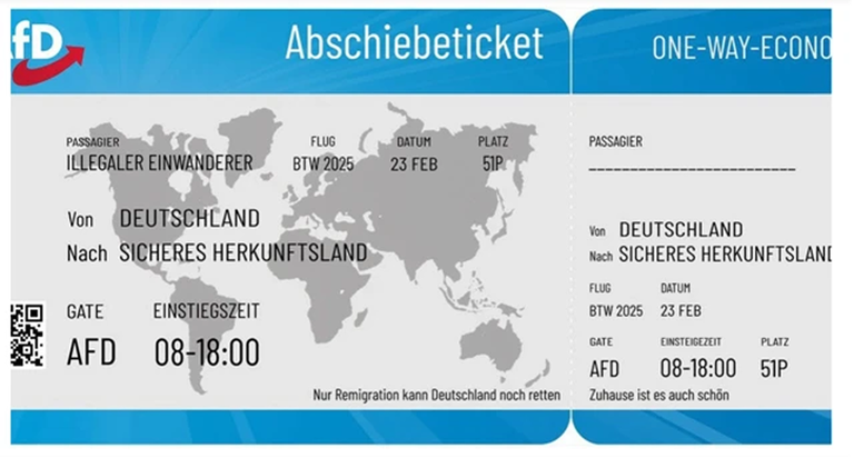 Diverse Medienberichte u.a. ZDF: "AfD-Abschiebescheine: Polizei ermittelt, 14. Januar 2025
