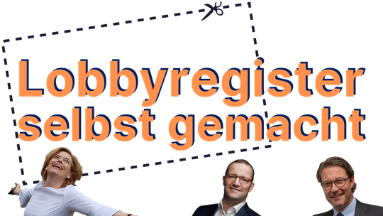 Logo "Lobbyregister selbst gemacht"