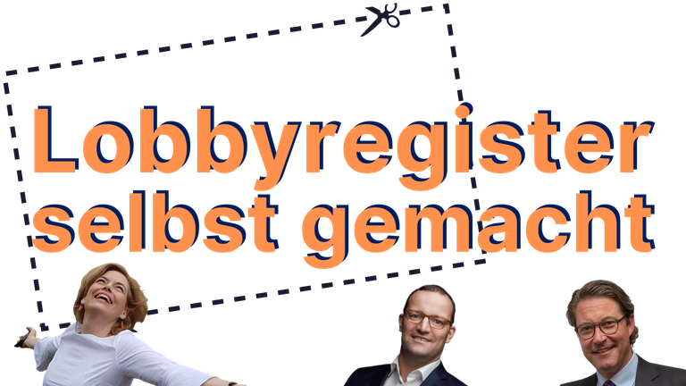 Logo "Lobbyregister selbst gemacht"